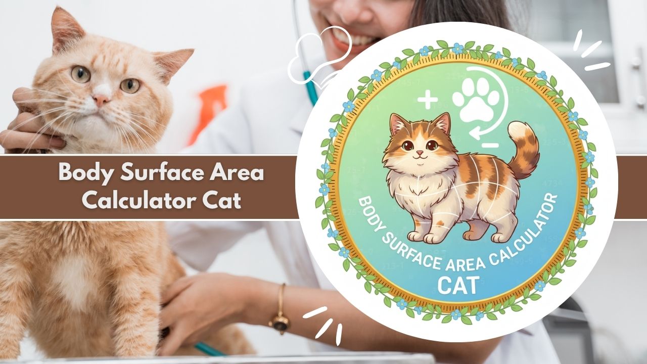 Body Surface Area Calculator Cat