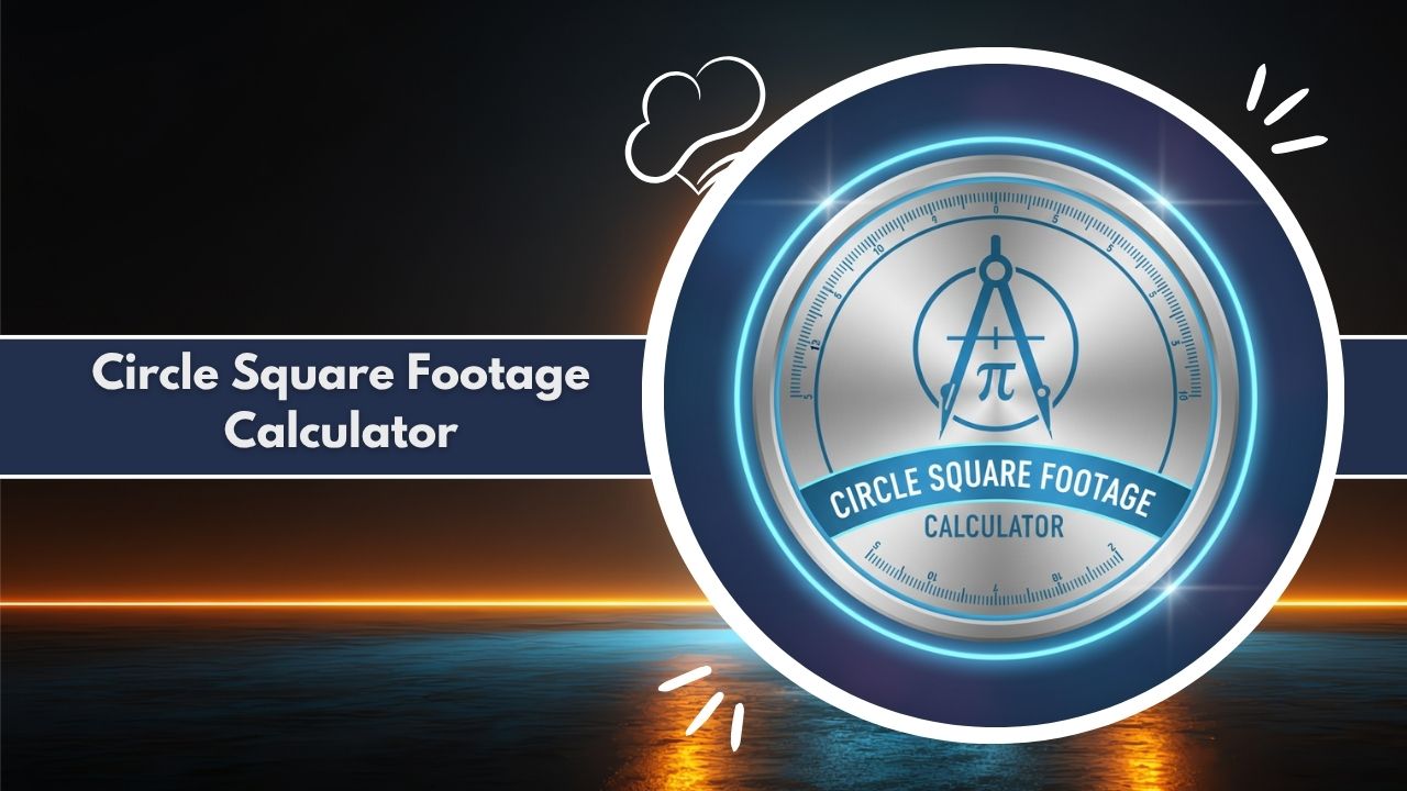 Circle Square Footage Calculator