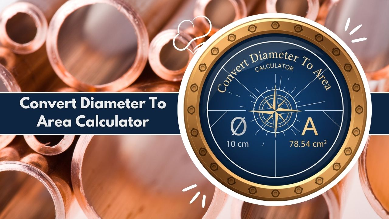 Convert Diameter To Area Calculator