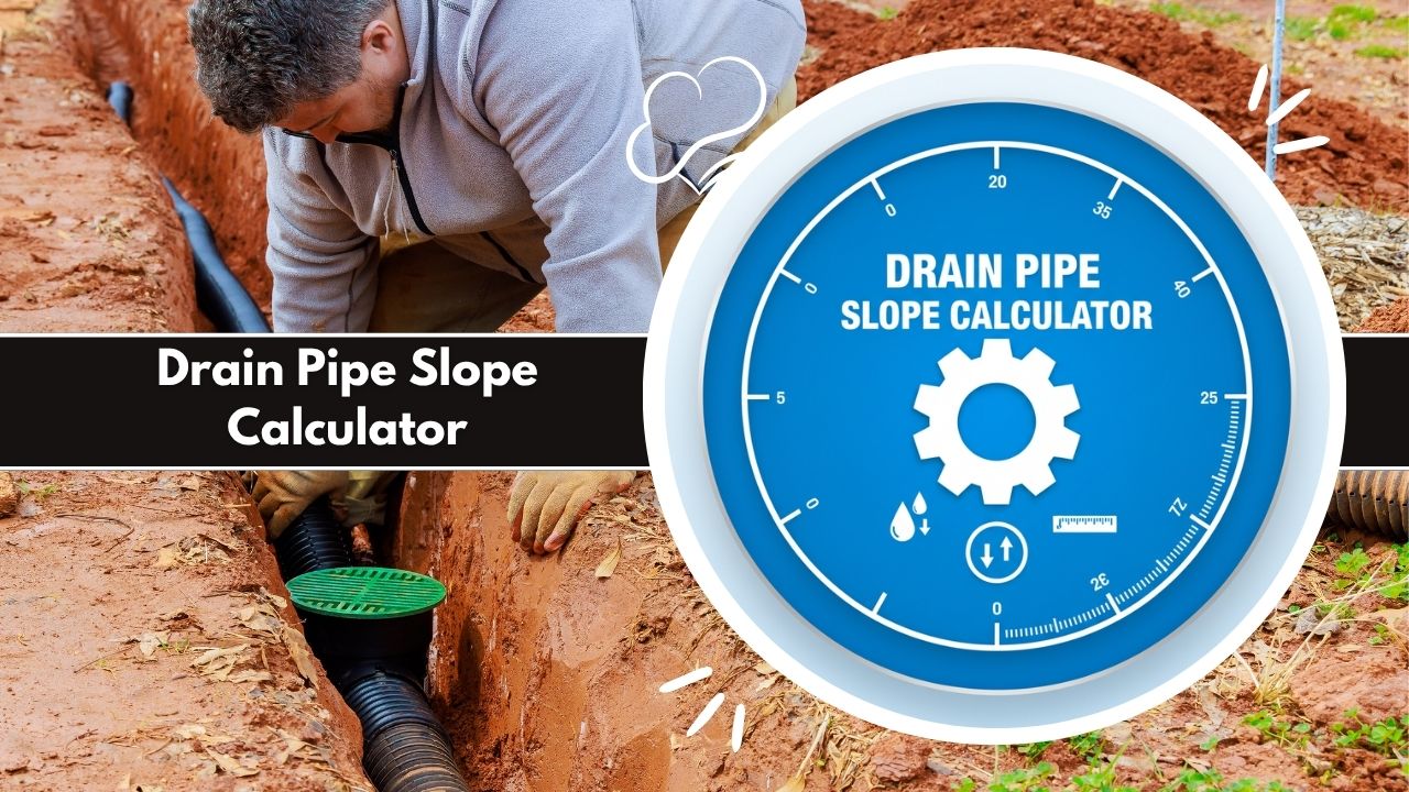 Drain Pipe Slope Calculator