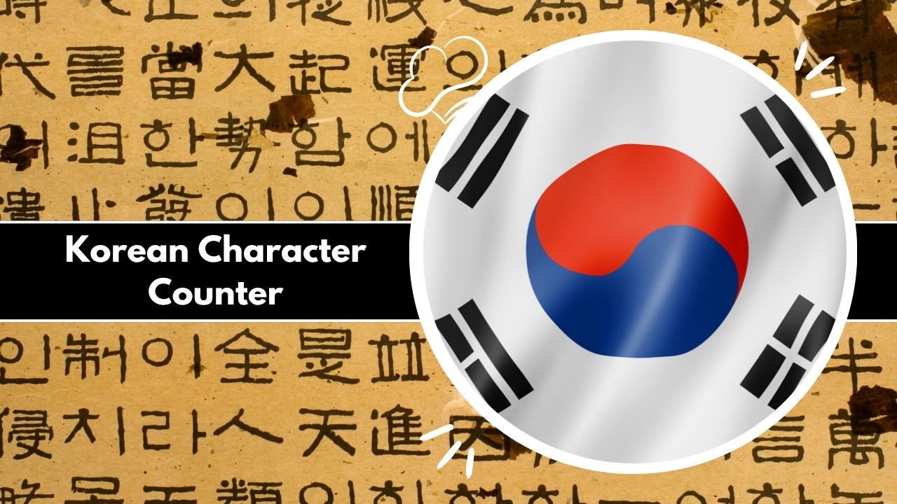 Korean Character Counter