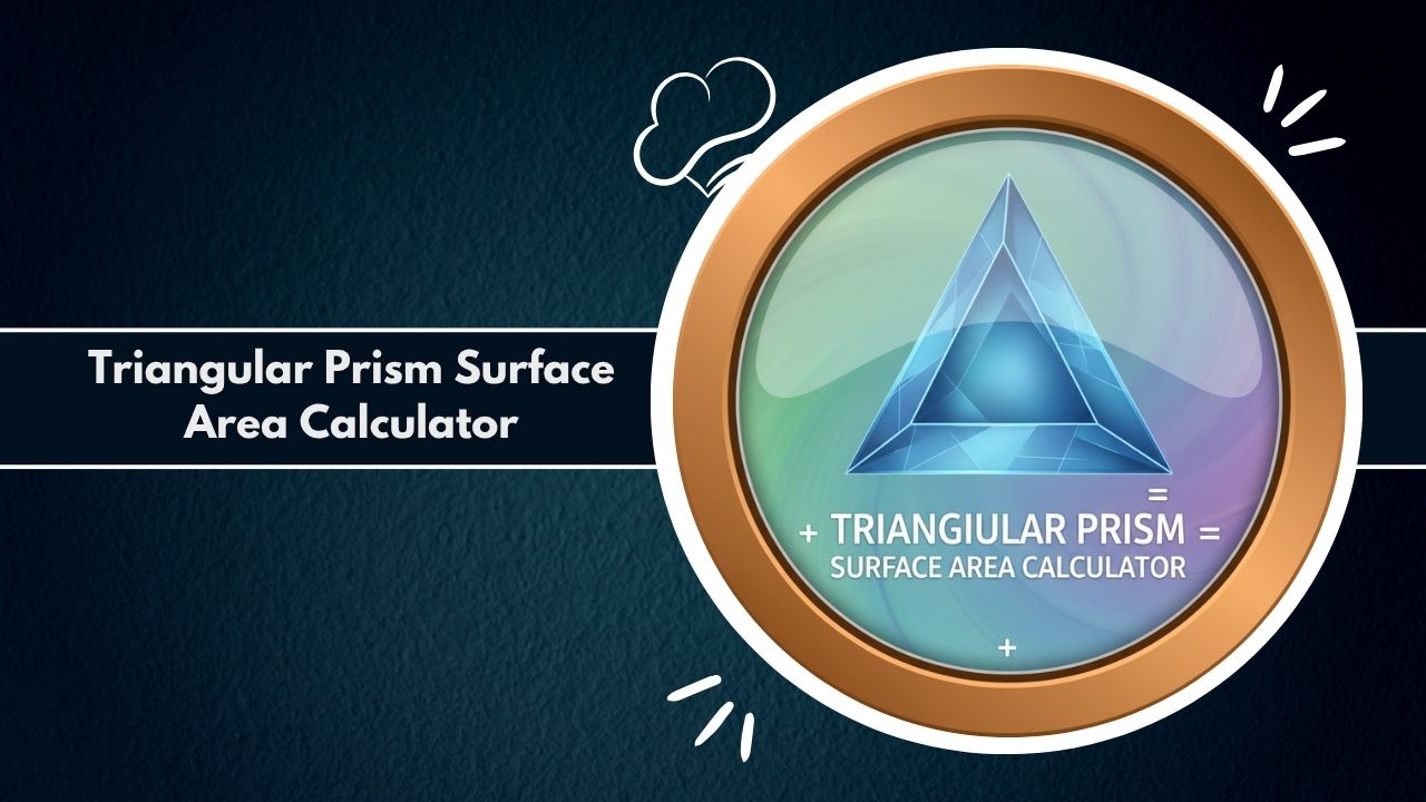 Triangular Prism Surface Area Calculator