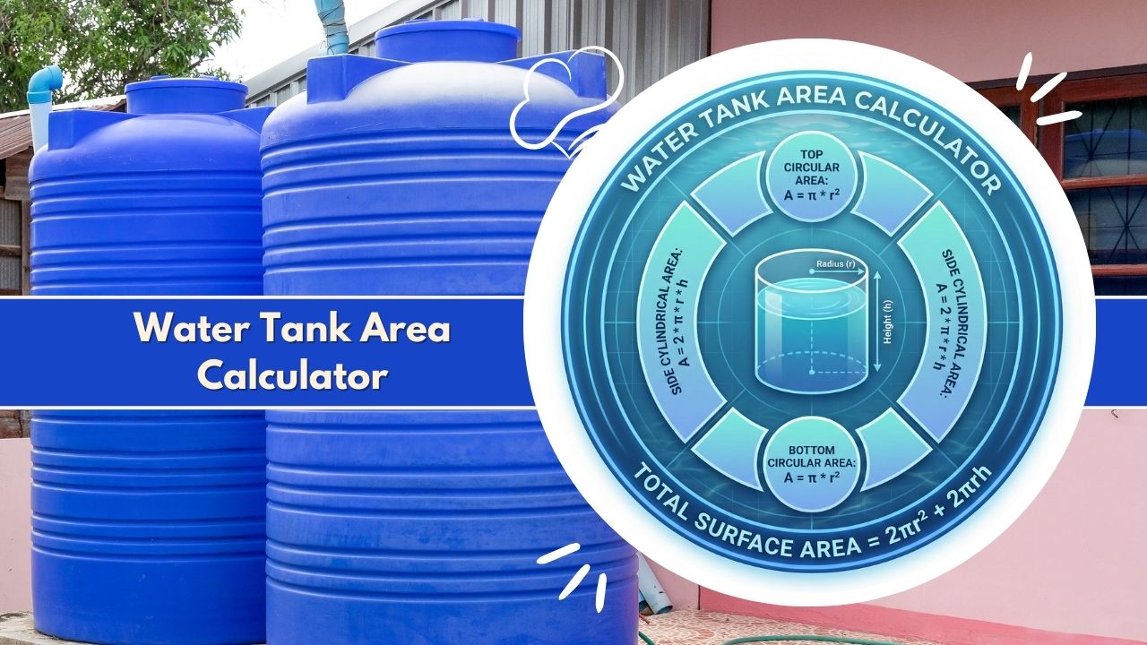Water Tank Area Calculator
